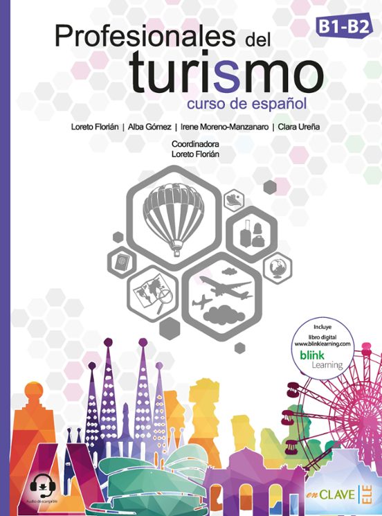 Portada de profesionales del turismo.  curso de español