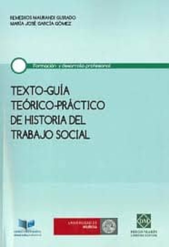 Portada de texto-guia teorico-practico de historia del trabajo social