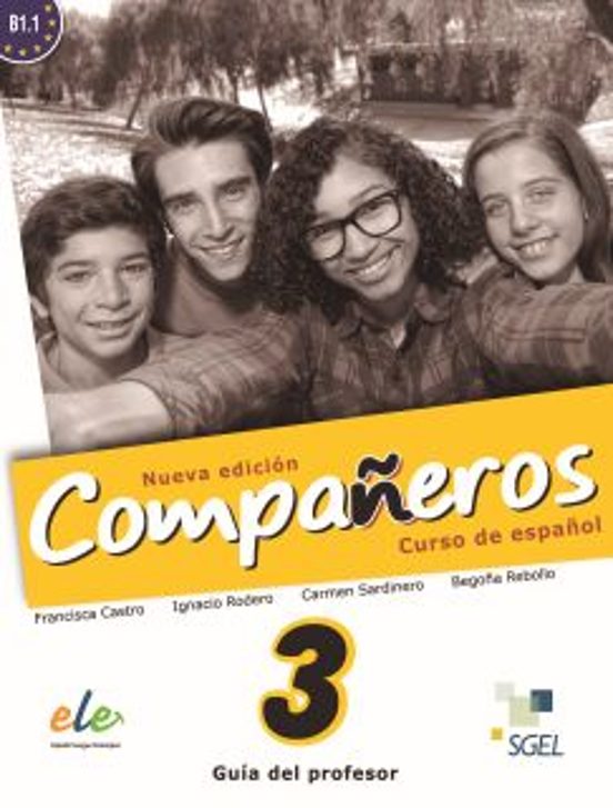 Portada de compañeros 3 profesor nueva edicion