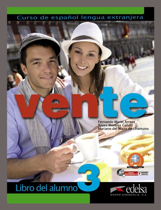 Portada de vente 3: libro del alumno