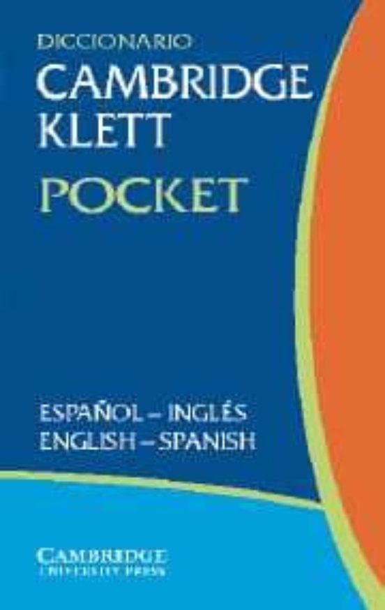 Portada de diccionario cambridge klett pocket: español-ingles/english-spanis h flexicover