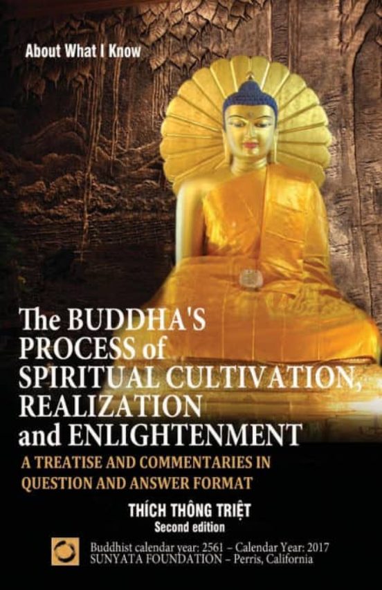 Portada de the buddhas process of spiritual cultivation, realization and enlightenment