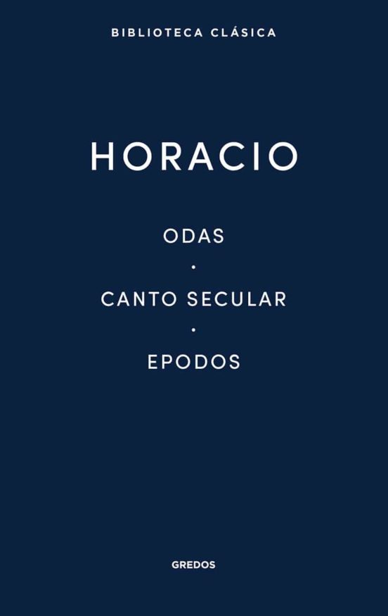 Portada de odas; canto secular; epodos