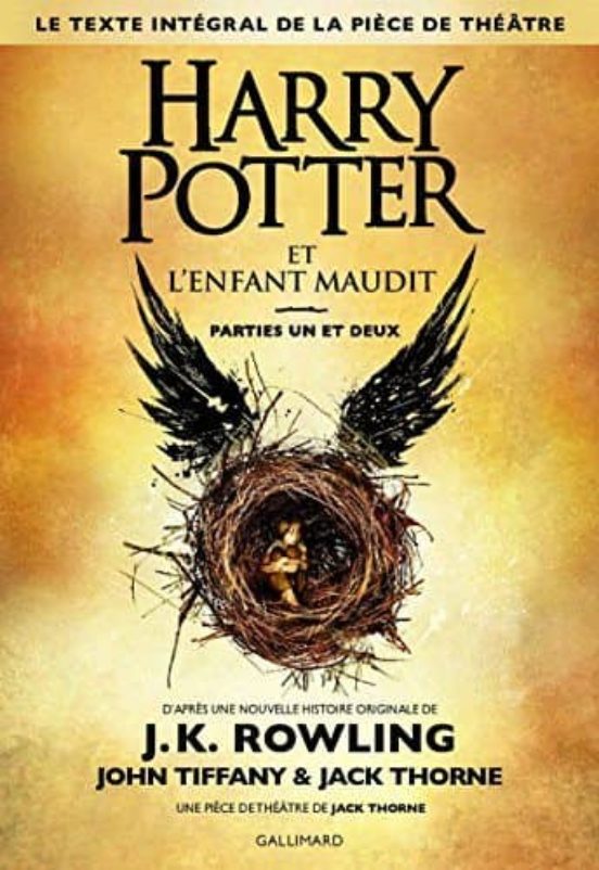 Portada de harry potter et l enfant maudit : parties un et deux