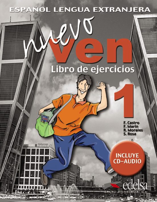 Portada de español lengua extranjera: nuevo ven libro de ejercicios 1 incluye cd audio