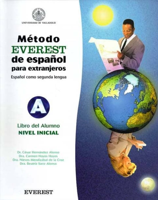 Portada de metodo everest de español para extranjeros. libro del alumno