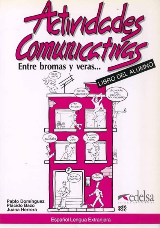 Portada de actividades comunicativas. libro del alumno
