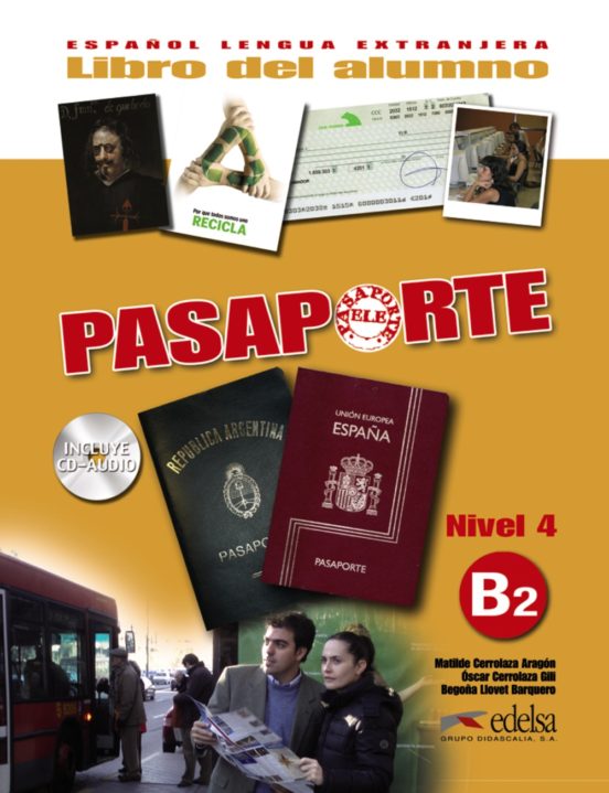 Portada de pasaporte ele 4 : libro del alumno