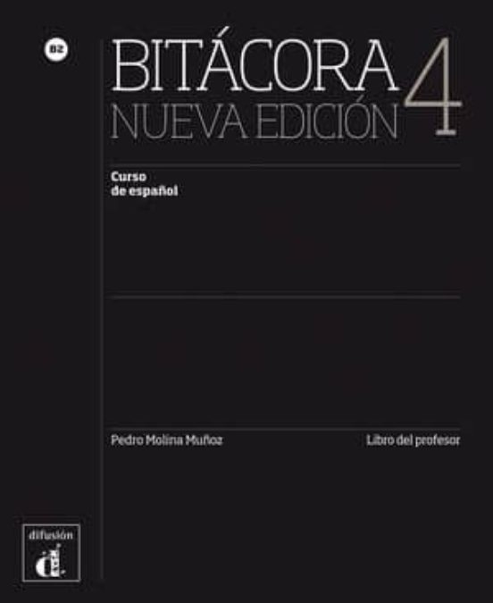 Portada de bitacora 4. libro del profesor