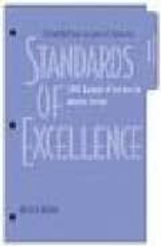 Portada de standards of excellence: cwla standards of excellence for adoptio n