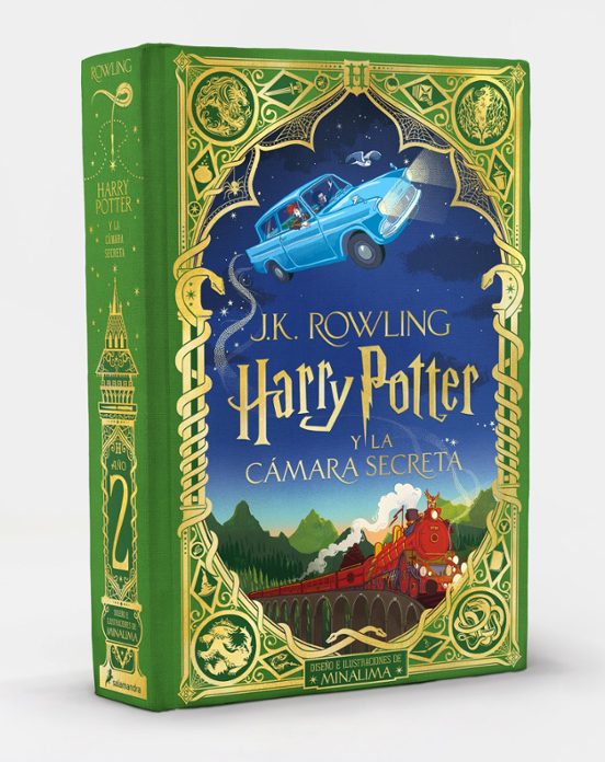 Portada de harry potter y la camara secreta