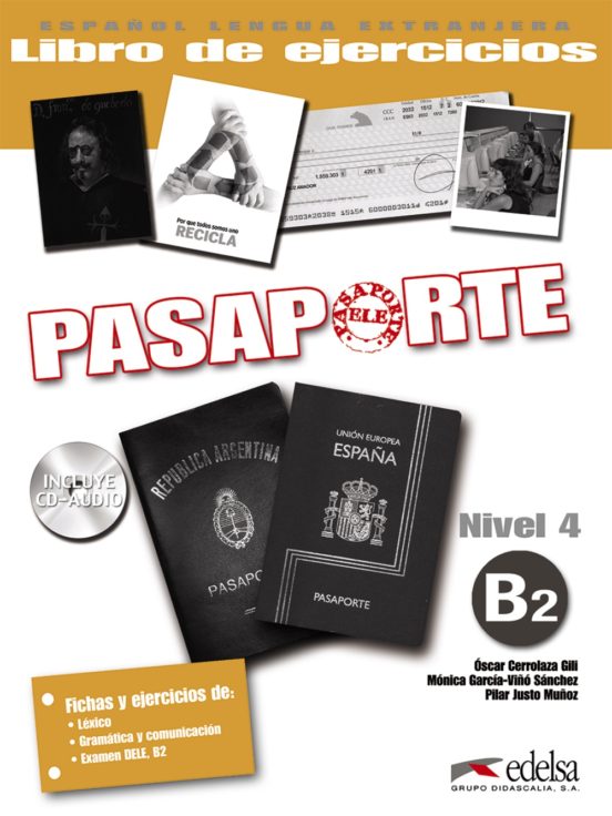 Portada de pasaporte 4 – nivel b2 : libro de ejercicios