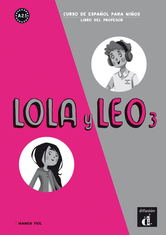 Portada de lola y leo 3. libro del profesor curso de español para niños