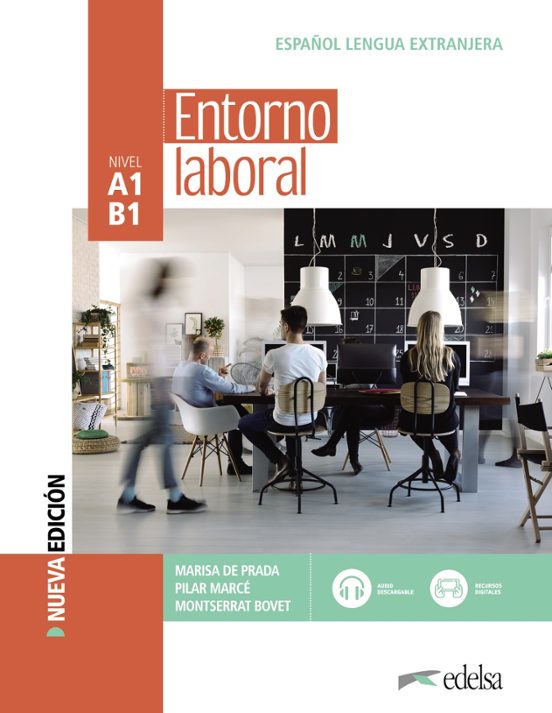 Portada de entorno laboral. libro del alumno nivel a1-b1