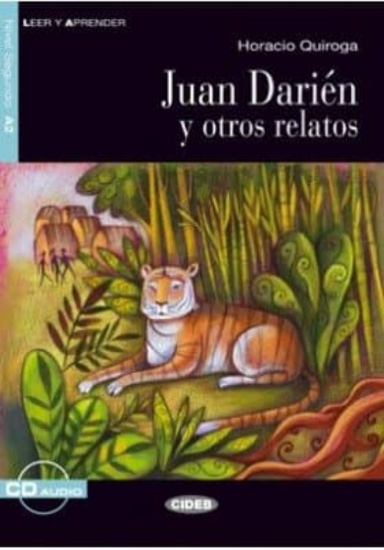 Portada de juan darien y otros relatos. libro + cd