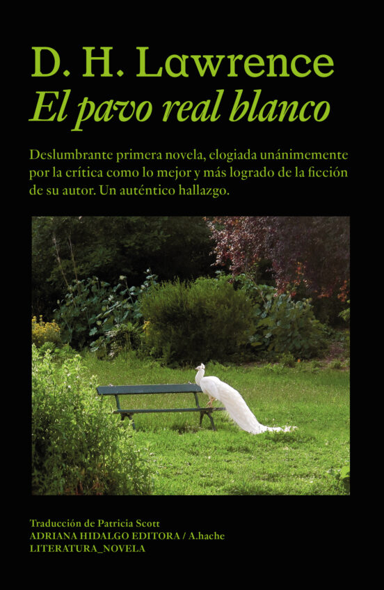 Portada de el pavo real blanco