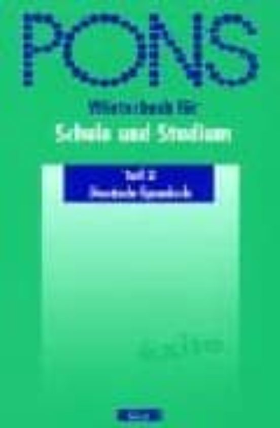 Portada de details zu pons worterbuch fur schule und studium, deutsch-spanis ch