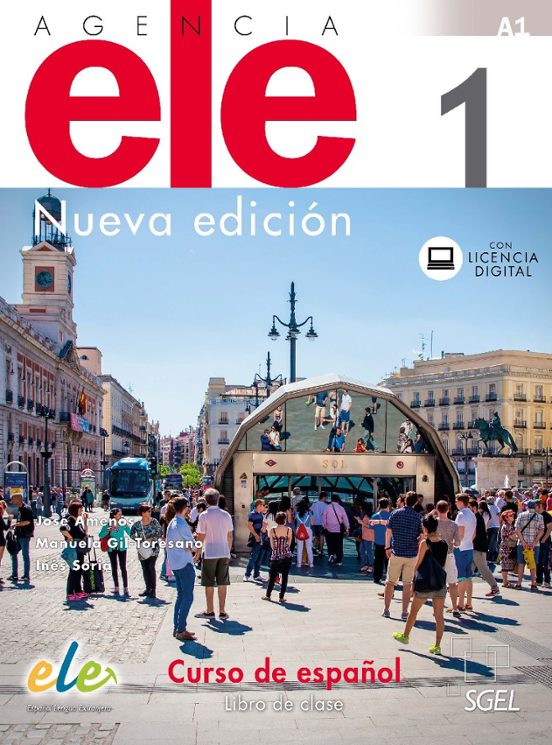 Portada de agencia ele 1 libro de clase. nueva edicion