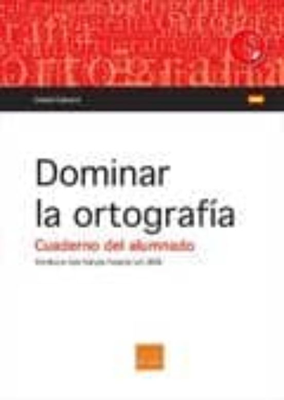 Portada de dominar la ortografia – cuaderno del alumnado