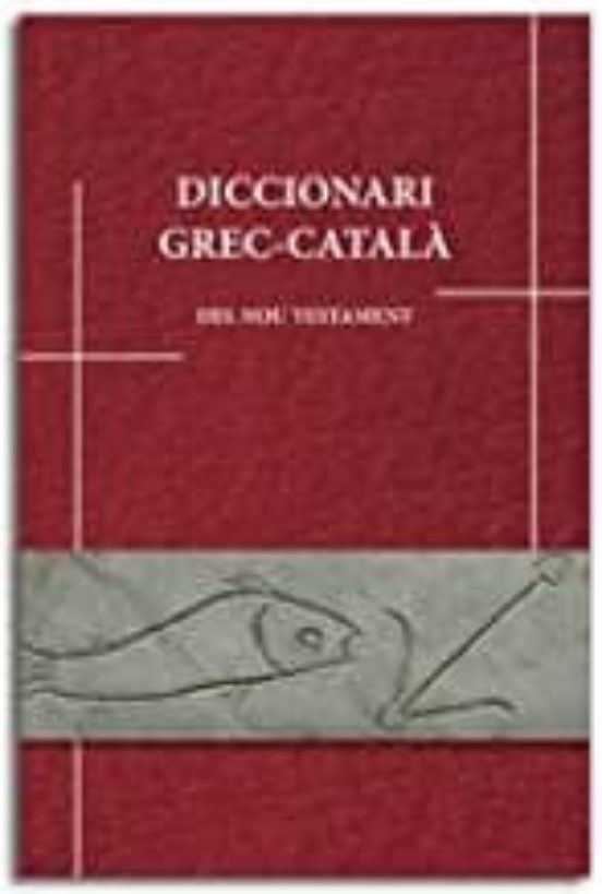 Portada de diccionari grec-catala del nou testament