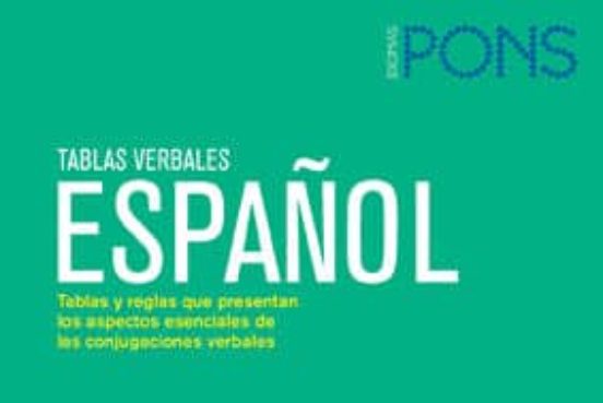 Portada de tablas verbales español