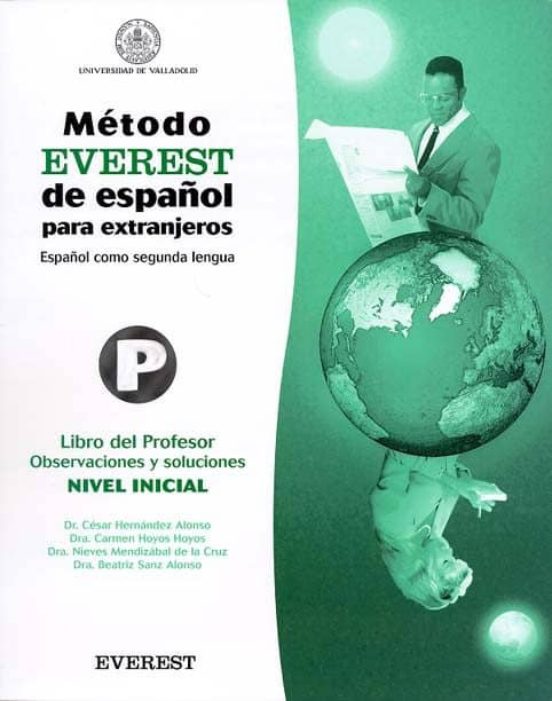 Portada de metodo everest de español para extranjeros. libro del profesor: o bservaciones y soluciones