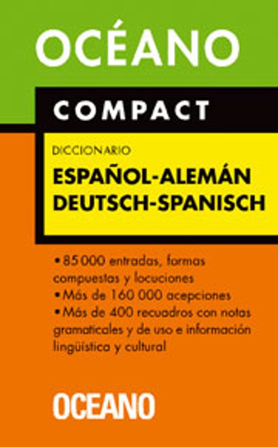 Portada de compact diccionario español-aleman deutsch-spanisch