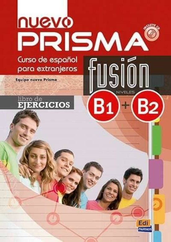 Portada de nuevo prisma fusion b1+b2 – libro de ejercicios + cd