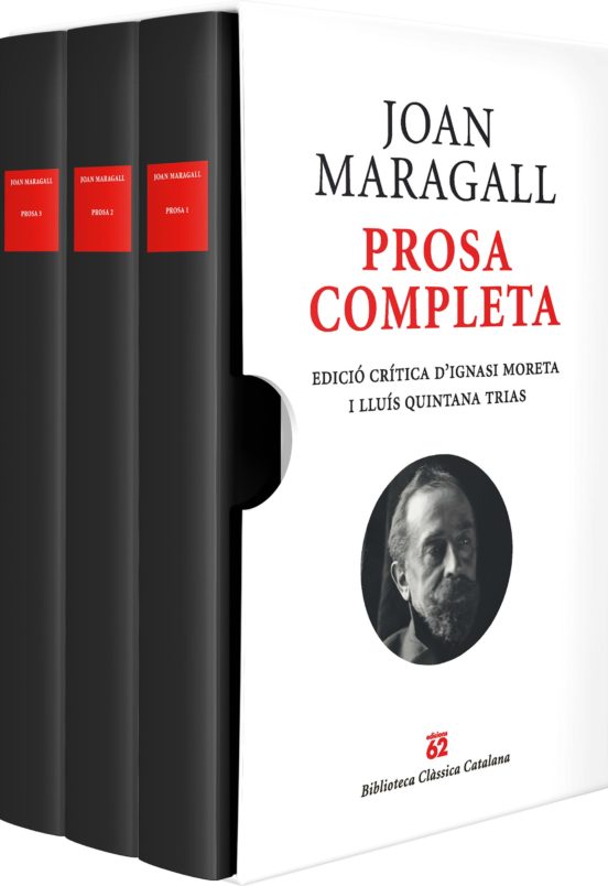 Portada de estoig prosa 1, 2 i 3 de joan maragall