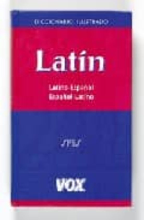 Portada de diccionario ilustrado latino-español