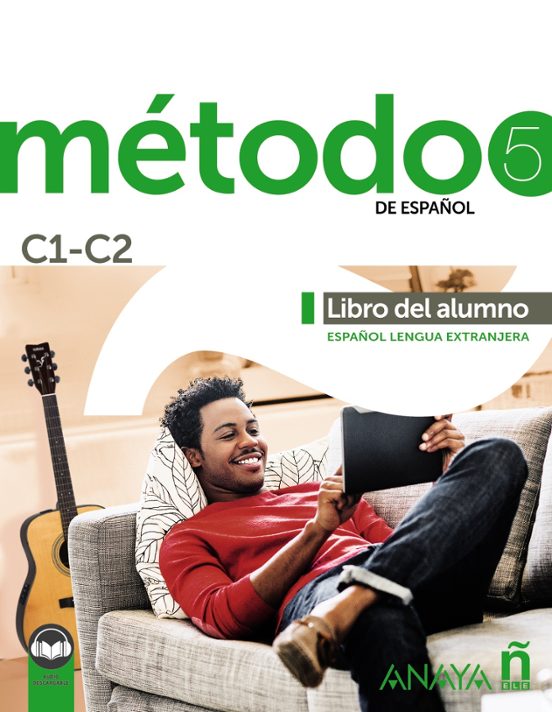 Portada de metodo 5 de español . libro del alumno