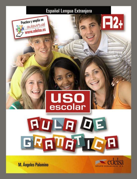 Portada de uso escolar aula de gramatica