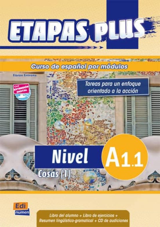 Portada de etapas plus: libro del alumno/ejercicios + cd a1.1