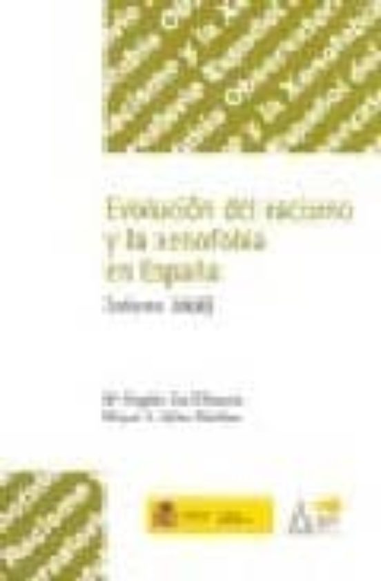 Portada de evolucion del racismo y la xenofobia en españa. informe 2008