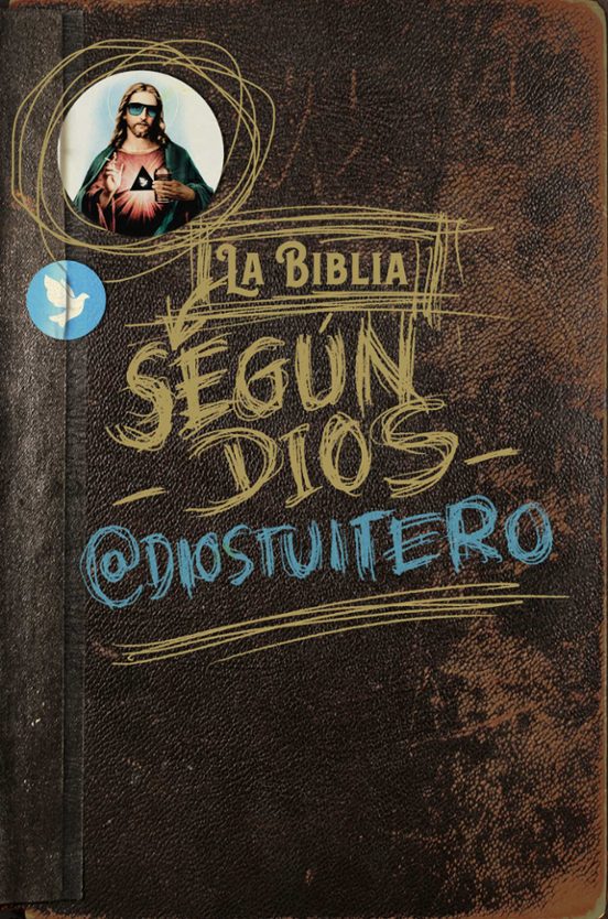 Portada de la biblia segun dios tuitero