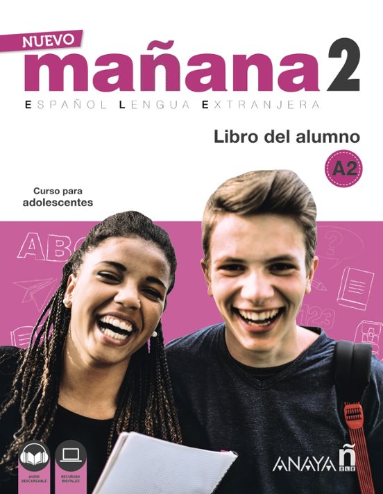 Portada de nuevo mañana 2: libro del alumno. curso de español a2