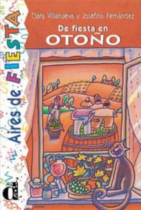 Portada de de fiesta en otoño