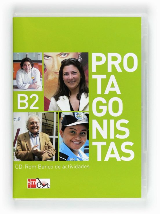 Portada de protagonistas b2. cd de banco de actividades