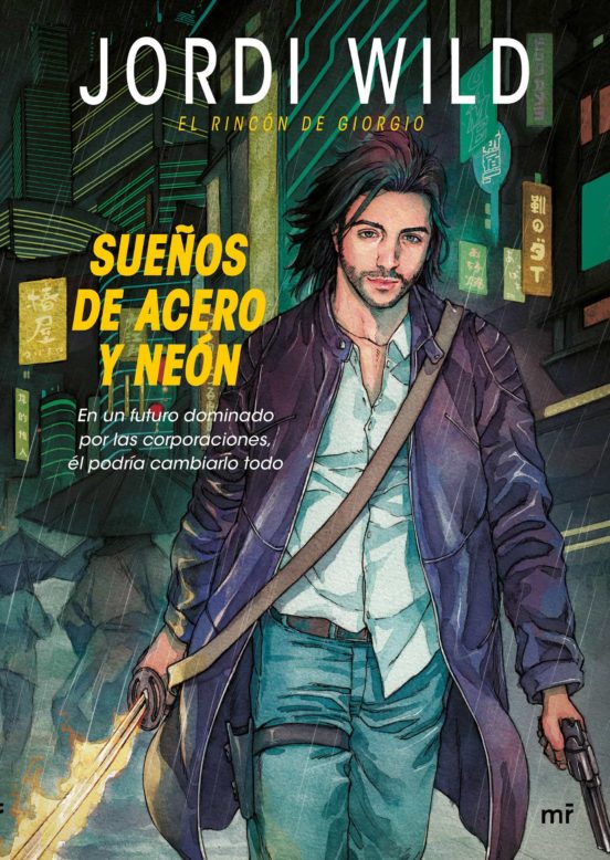 Portada de sueños de acero y neon