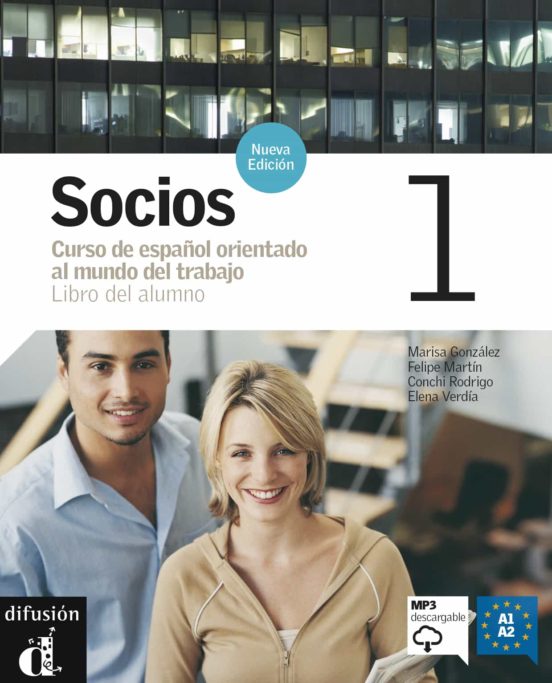 Portada de socios 1. libro del alumno + cd