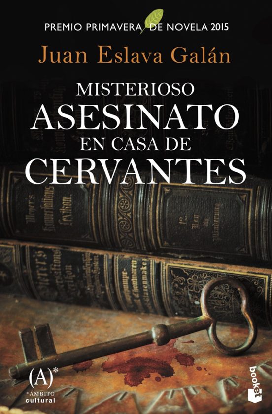 Portada de misterioso asesinato en casa de cervantes