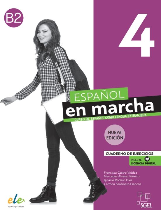 Portada de español en marcha 4 nueva edicion – cuaderno de ejercicios