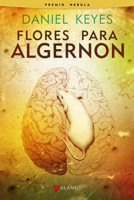 Portada de flores para algernon