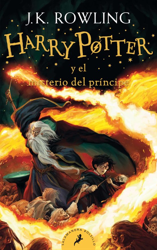 Portada de harry potter y el misterio del principe