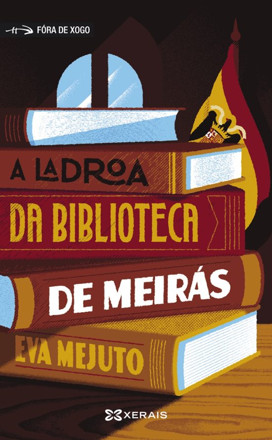 Portada de a ladroa da biblioteca de meiras