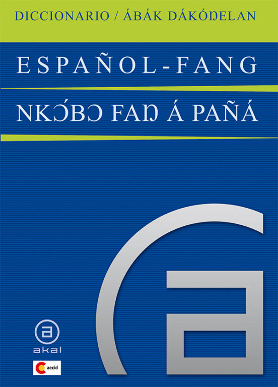 Portada de diccionario español-fang