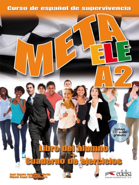 Portada de meta ele a2: libro del alumno + cuaderno de ejercicios