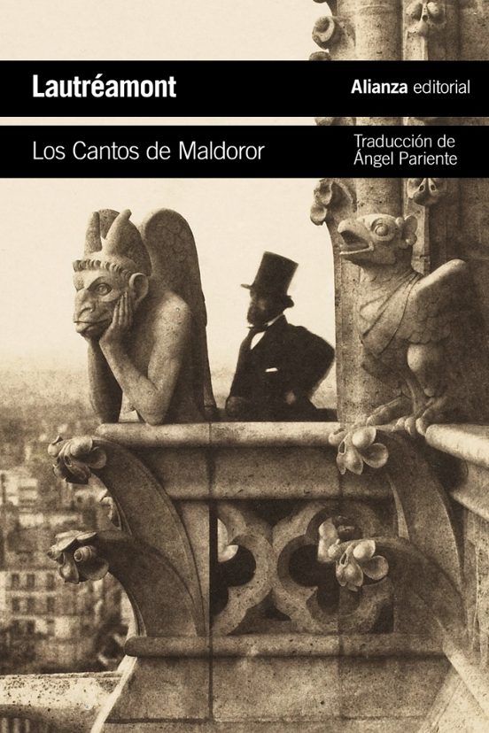 Portada de los cantos de maldoror