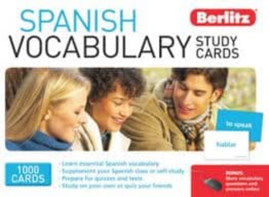 Portada de spanish vocabulary study cards