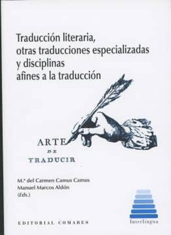 Portada de traduccion literaria, otras traducciones especializadas y disciplinas afines a la traduccion